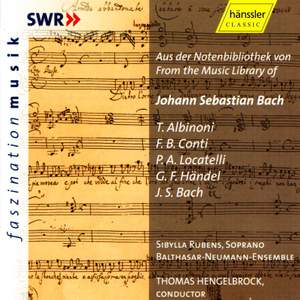 From the Music Library of Johann Sebastian Bach