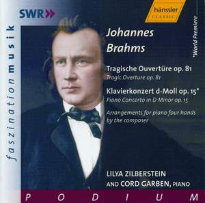 Brahms: Tragic Overture and Piano Concerto No.1 (arrnaged for piano 4 hands)