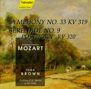 Mozart: Serenade No. 9 & Symphony No. 33