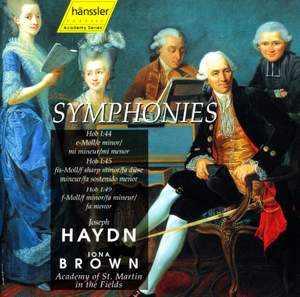Haydn - Symphonies 44, 45 and 49 Product Image