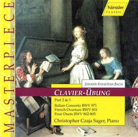 Bach, J S: Italian Concerto, BWV971, etc.