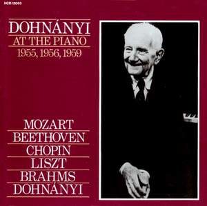 Dohnanyi at the Piano: 1955, 1956, 1959.