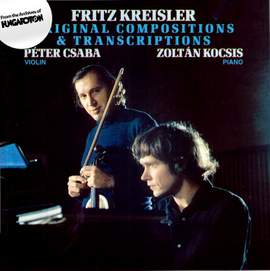 Fritz Kreisler: Original Compositions & Transcriptions