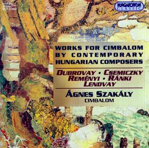 Works for Cimbalom by Contemporary Hungarian Composers