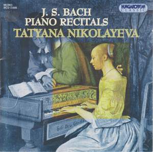 Bach, Johann Sebastian: Johann Sebastian Bach: Piano Recitals: D
