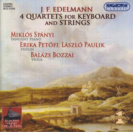 Edelmann, J F: 4 Quartets for Keyboard & Strings