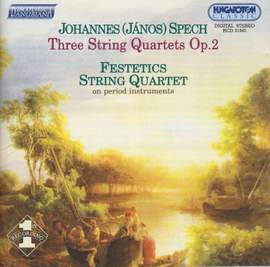 Spech - 3 String Quartets, Op. 2