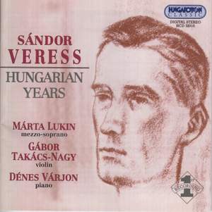 Sándor Veress: Hungarian Years