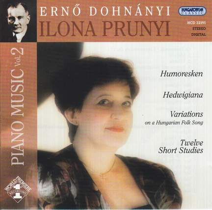 Dohnanyi: Piano Music Vol 2