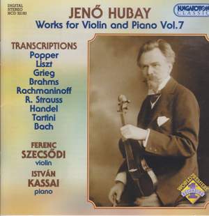 Hubay - Works for Violin & Piano Vol. 7