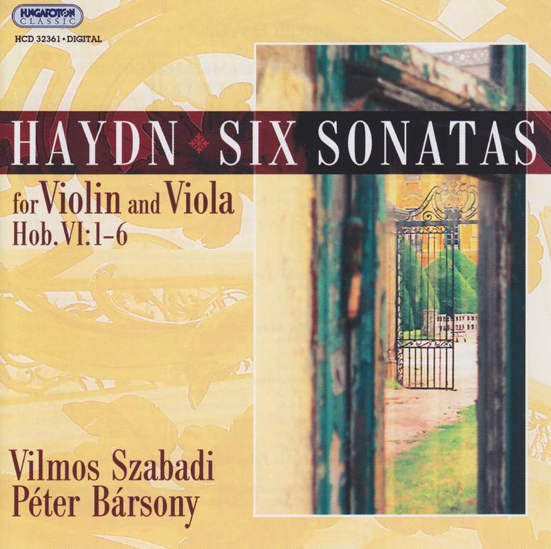その他 (CD)Haydn: 6 Sonatas for Violin and Viola Haydn: 6 Sonatas for Violin and Viola HobVI - Hungaroton: HCD31474