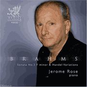 Brahms: Piano Sonata No.3 and Handel Variations