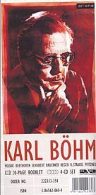 Bohm, Karl: Karl Bohm Conducts (4CD Longbox)