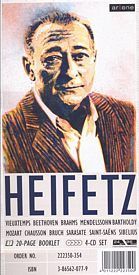 Heifetz, Jascha: Jascha Heifetz Performs (4CD Longbox)
