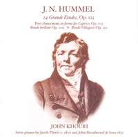Hummel: 24 Grande Etudes Op.125 etc.