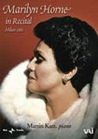 Marilyn Horne in Recital: Milan, 1981 - VAI: DVDVAI4323 - DVD ...