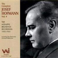 The Complete Josef Hofmann, Vol.4