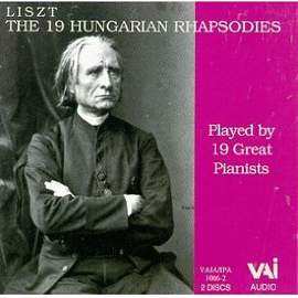 Liszt: 19 Hungarian Rhapsodies played by 19 Great Pianists
