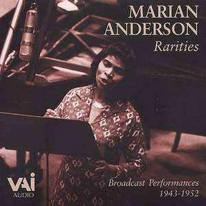 Marian Anderson: Rarities