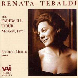 Renata Tebaldi: Farewell Recital, Moscow 1975