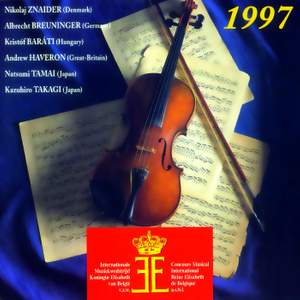 Queen Elisabeth International Music Competition of Belgium. Violin 1997