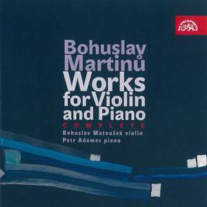 Martinu - Works for Violin and Piano