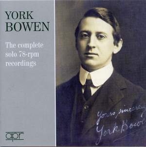 York Bowen - The complete 78rpm Recordings Product Image