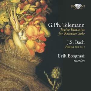 Telemann: Fantasias for solo flute & Bach: Partita for solo flute