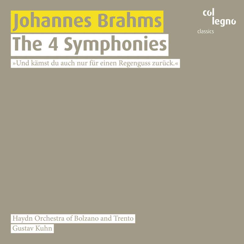 Brahms: Complete Symphonies - Berlin Classics: 0300911BC - 4 CDs