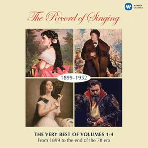 The Record of Singing – The Very Best of Volumes 1-4 Product Image
