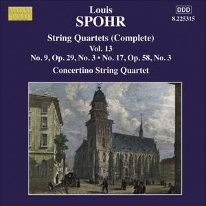 Louis Spohr: String Quartets, Volume 13