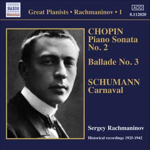 Rachmaninov - Solo Piano Recordings Volume 1