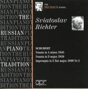Sviatoslav Richter plays Schubert - The Neuhaus School