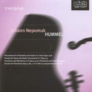 Hummel: Works for Violin & Piano