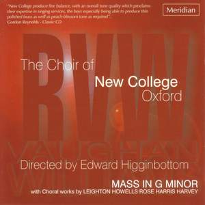 Vaughan Williams: Mass in G minor Product Image