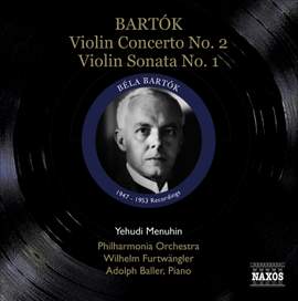 Yehudi Menuhin plays Bartók