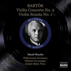 Yehudi Menuhin plays Bartók Product Image