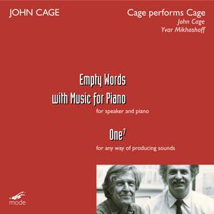 Cage Edition Volume 41 - Cage Performs Cage