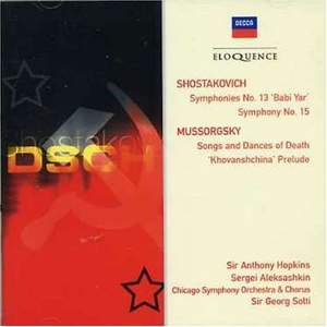 Shostakovich: Symphonies Nos. 13 & 15