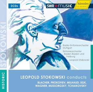 Leopold Stokowski conducts