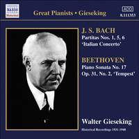 Walter Gieseking plays Bach & Beethoven