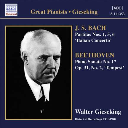 Walter Gieseking plays Bach & Beethoven