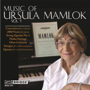 Music of Ursula Mamlok Volume 1