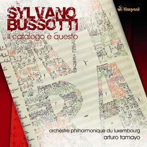 Bussotti: il catalogo é questo for soloists, choir & orchestra
