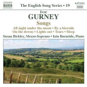 The English Song Series Volume 19 - Ivor Gurney Songs Product Image