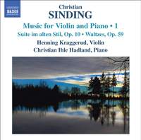 Sinding - Music for Violin and Piano Volume 1