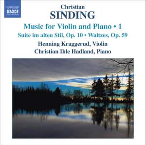 Sinding - Music for Violin and Piano Volume 1 Product Image