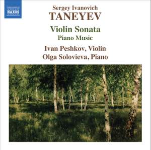 Taneyev - Violin Sonata & Music for Piano Product Image