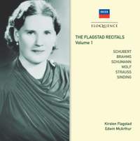The Flagstad Recitals Volume 1