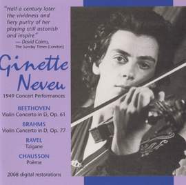 Ginette Neveu - 1949 Concert Performances